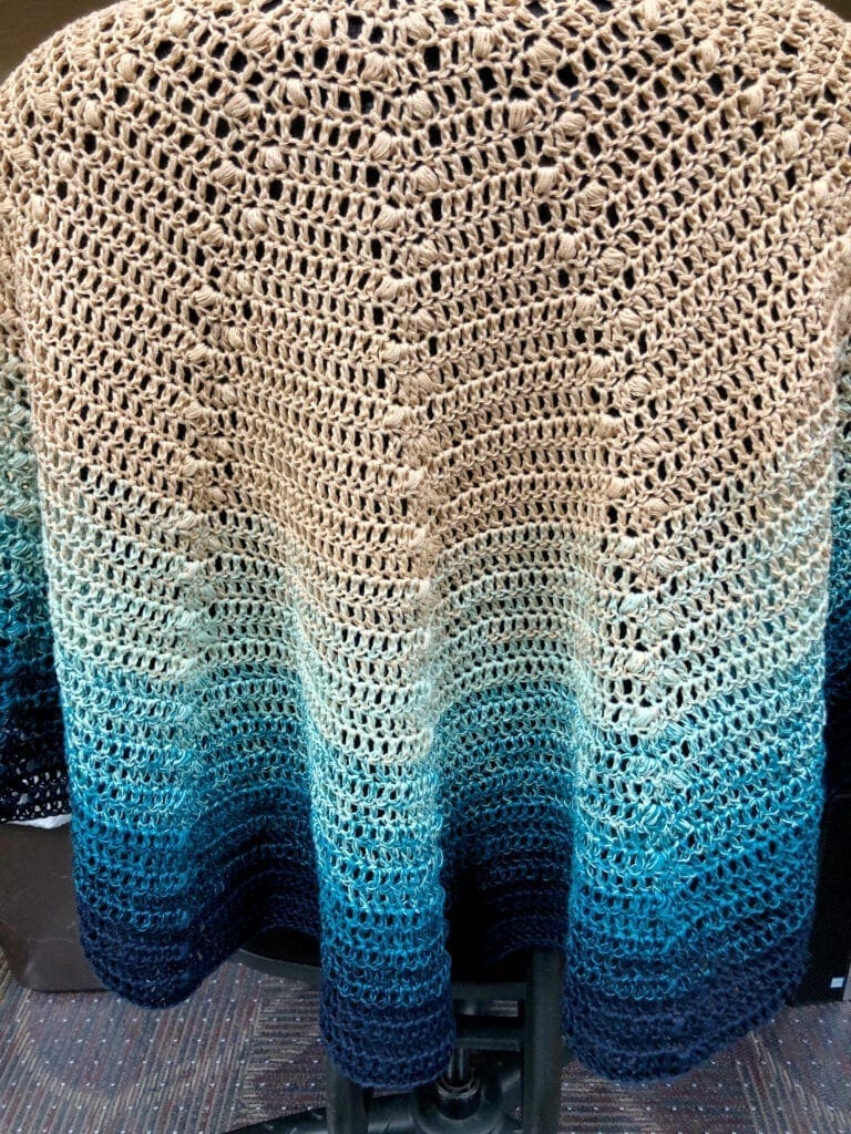 Semi Circle Shawl Drape