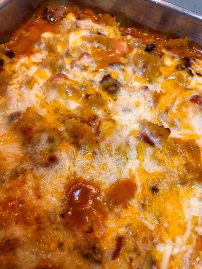 Cooking Casserole Until Hot and Bubbly