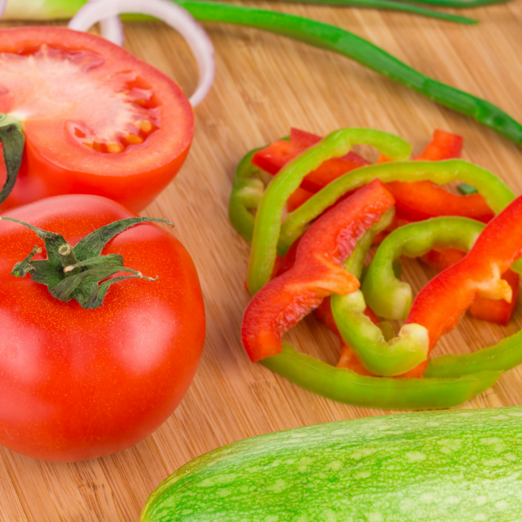 Prepping Vegetables