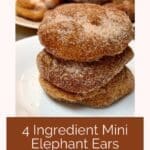 4 Ingredient Mini Elephant Ears
