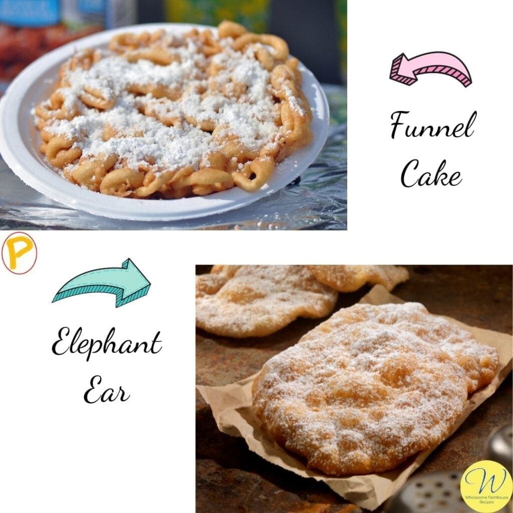 Funnel Cake Versus Elephant Ear