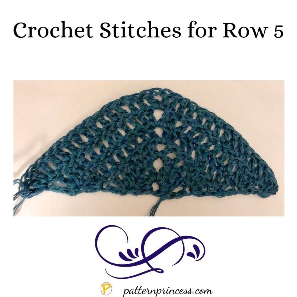 Row 5 Crochet Stitches