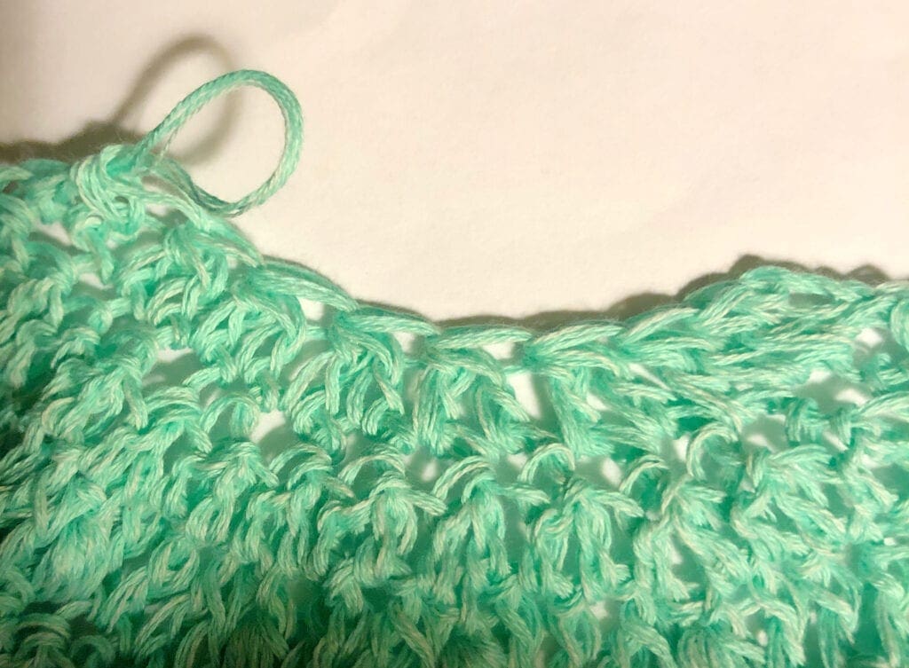 Crochet Stitches for Row 48