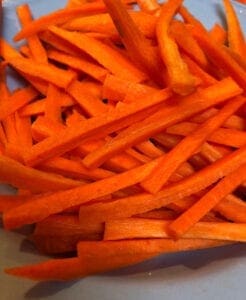 Julienne Carrots