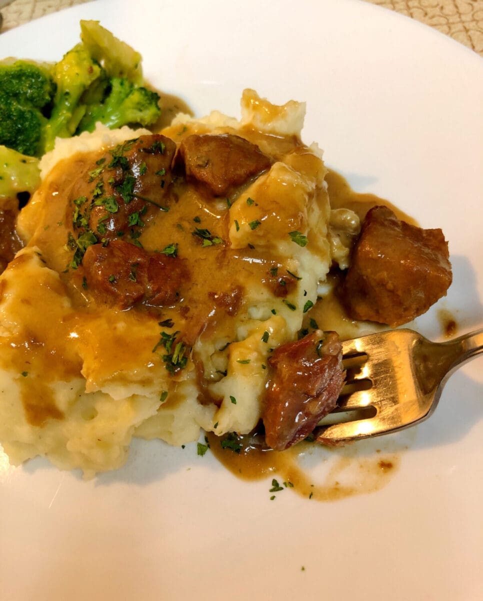 Slow Cooker Beef Tips - Pattern Princess