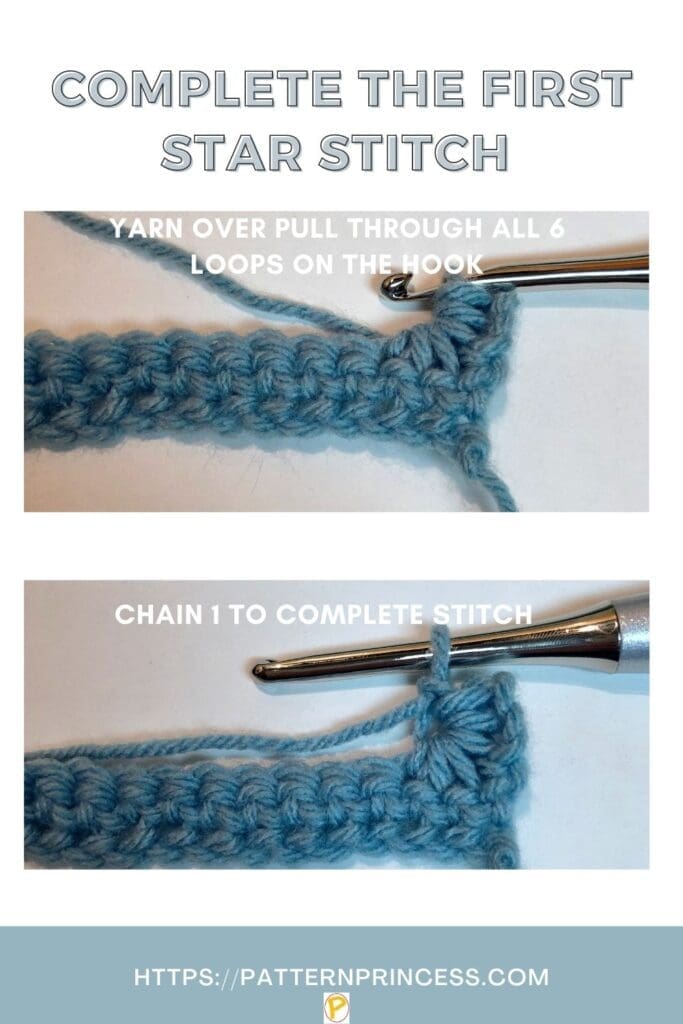 Complete the First Star Stitch