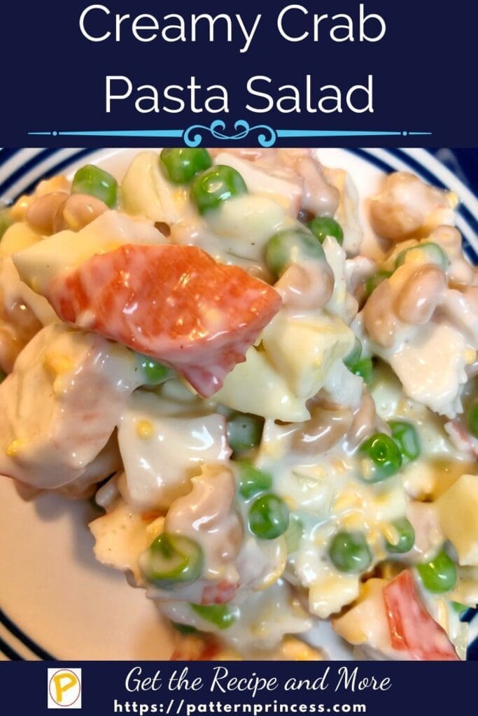 Creamy Crab Pasta Salad