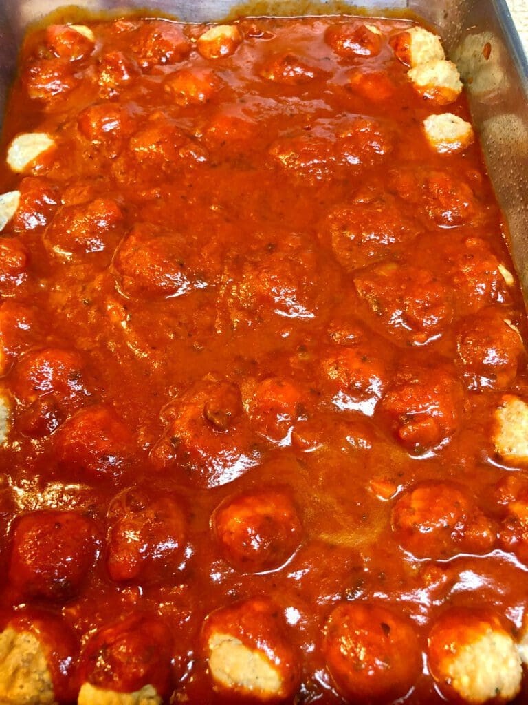 Frozen Meatballs and Marinara Sauce