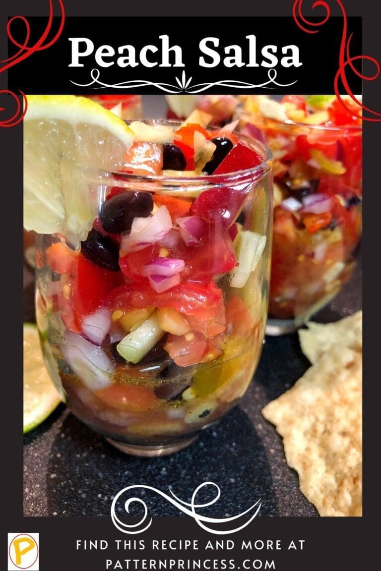 Salsa Pattern Pepper Peach Salsa - Pattern Princess