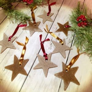 Cinnamon Salt Dough Stars