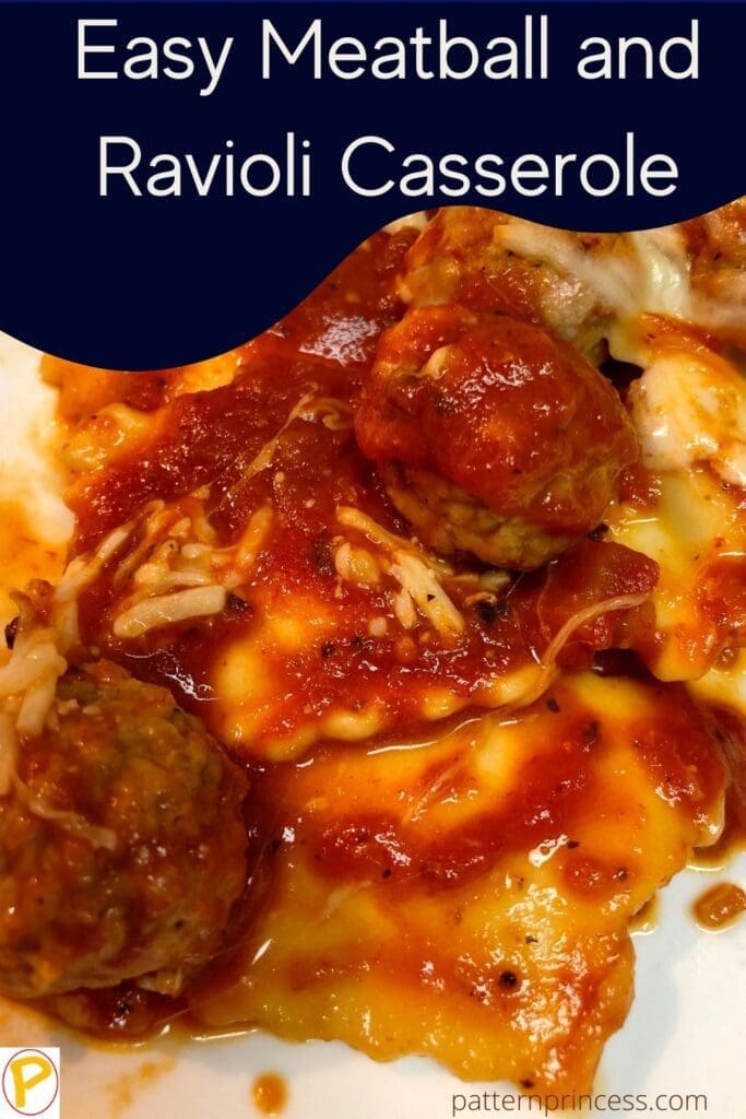 Easy Meatball and Ravioli Casserole