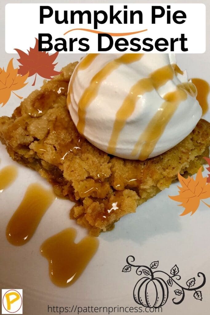 Pumpkin Pie Bars Dessert