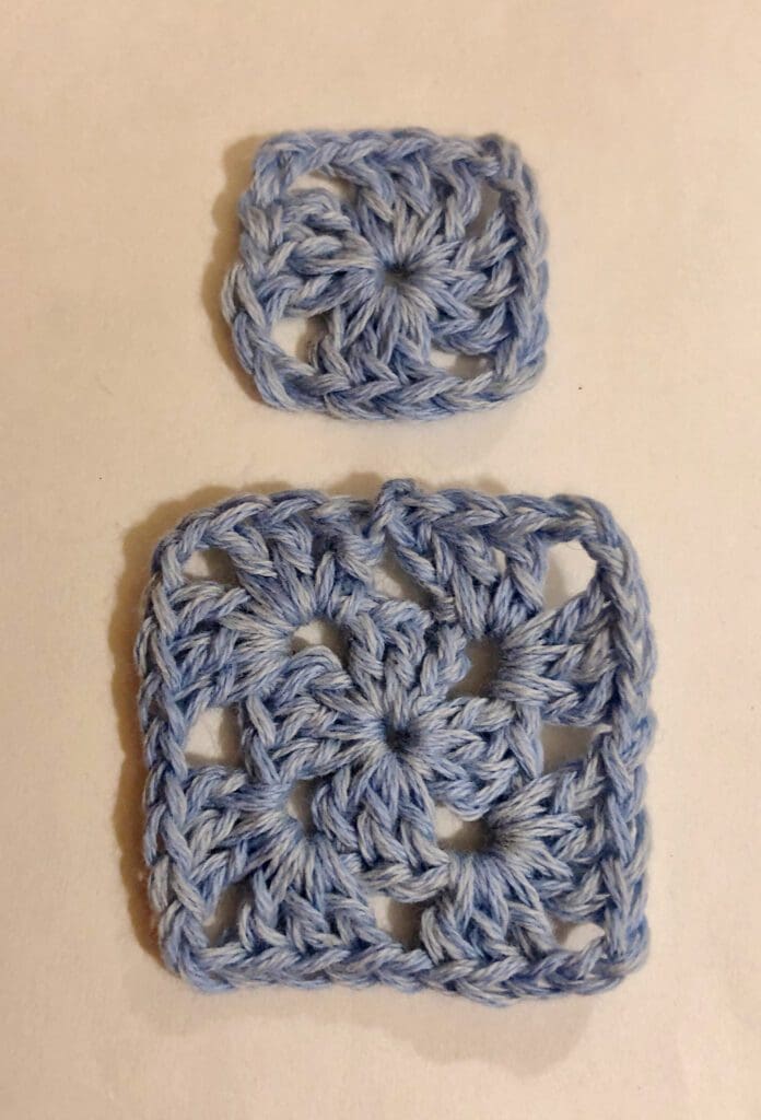 Small and Large Granny Square