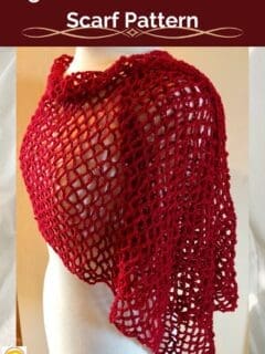 Beginners Lattice Crochet Scarf Pattern