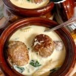 Creamy Italian Meatball Soup