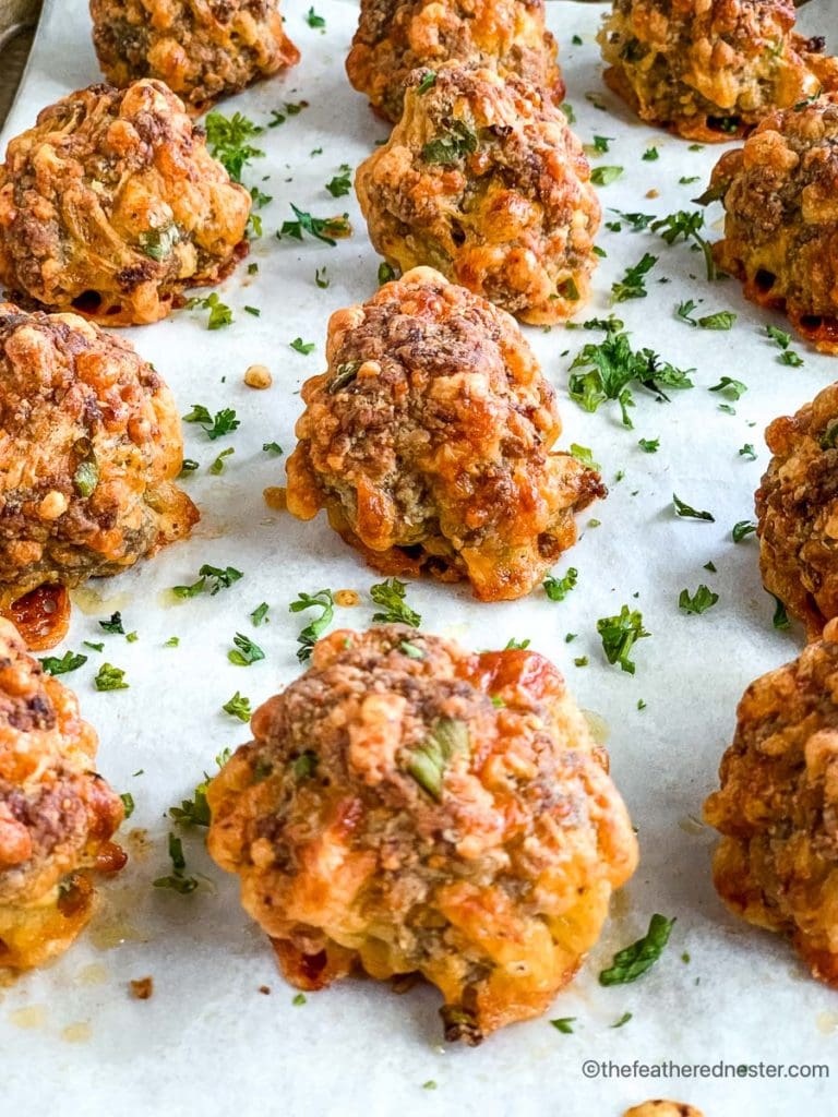 Bisquick-Sausage-Balls-The Feathered Nester