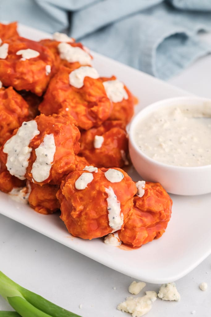 Buffalo-Chicken-Meatballs-4 Sons R us