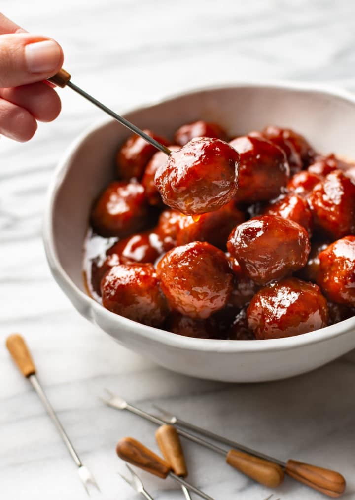 grape-jelly-meatballs-recipe-Salt and Lavender