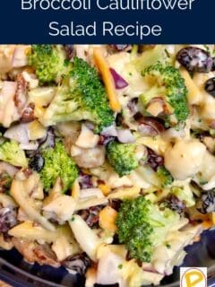 Broccoli Cauliflower Salad Recipe