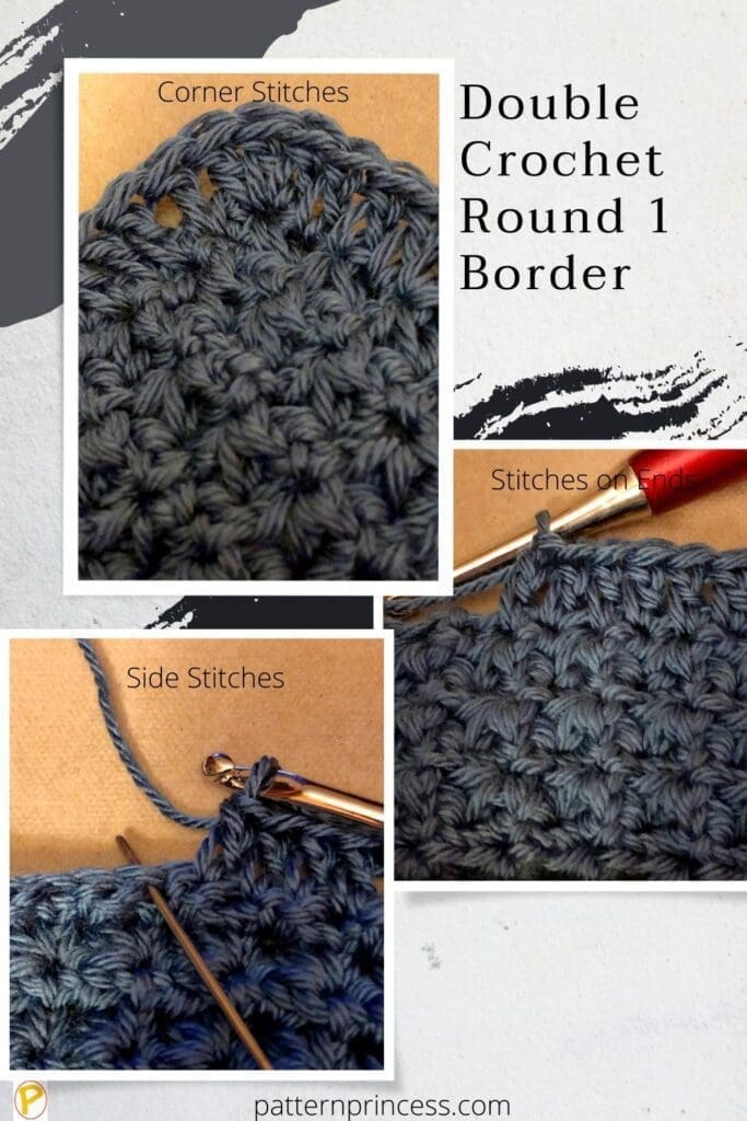 Double Crochet Round 1 Border