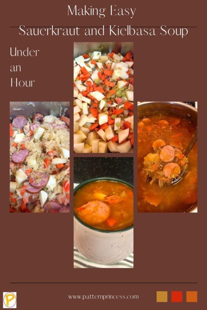 Making Easy Sauerkraut and Kielbasa Soup