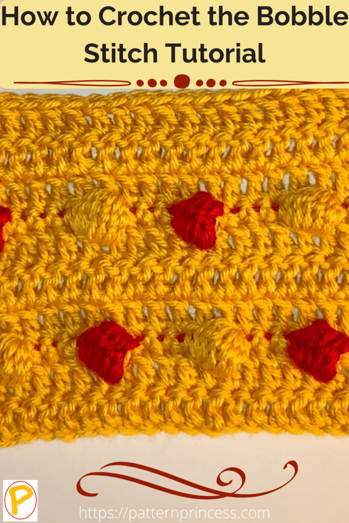 How to Crochet the Bobble Stitch Tutorial