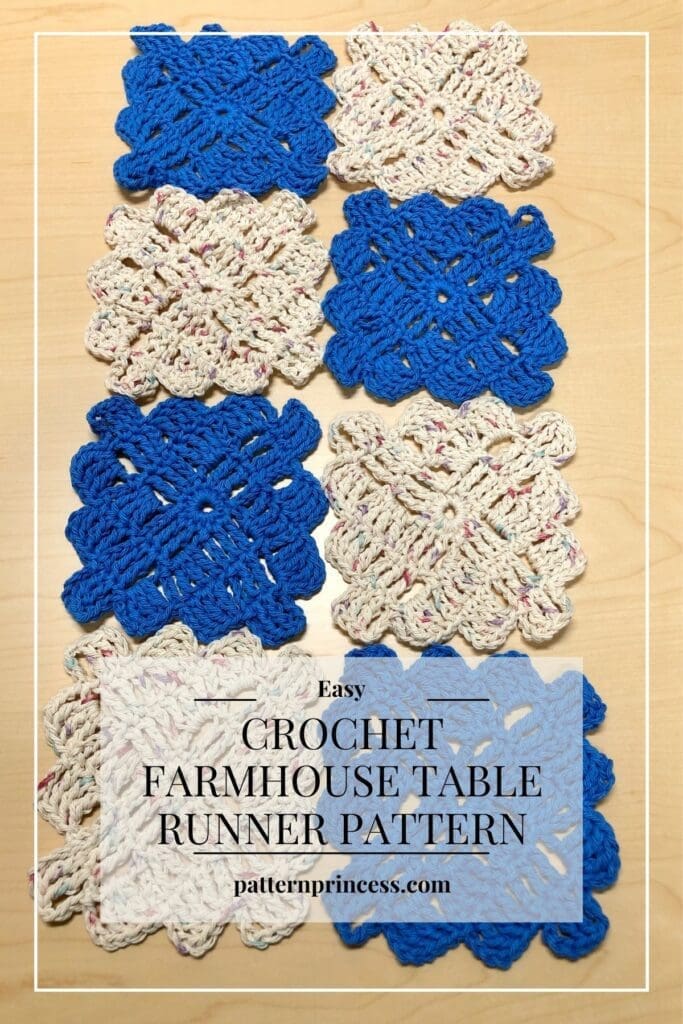 Crochet Farmhouse Table Runner Pattern