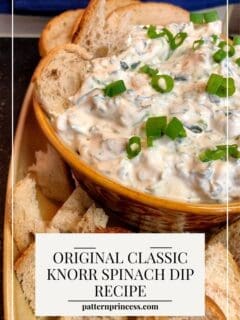 Original Classic Knorr Spinach Dip Recipe