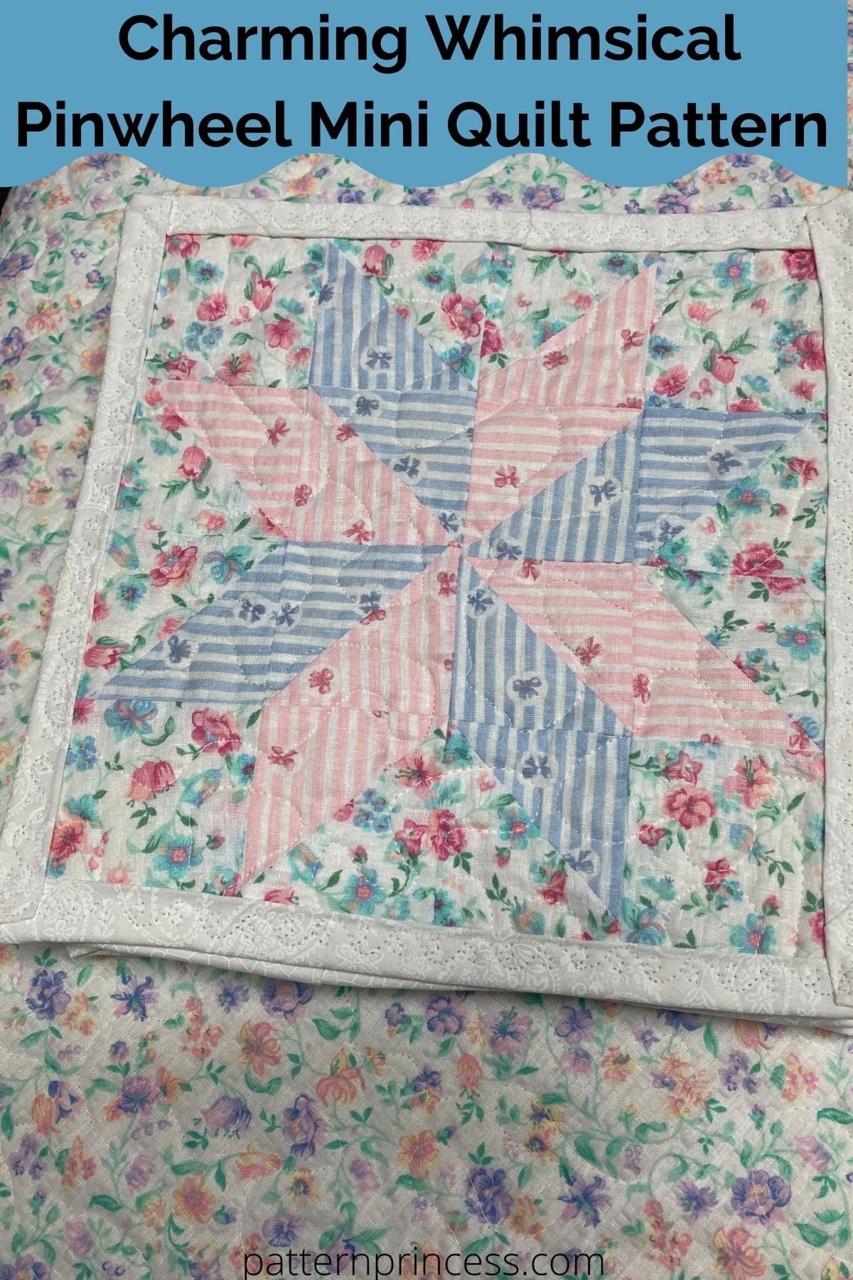 Charming Whimsical Pinwheel Mini Quilt Pattern