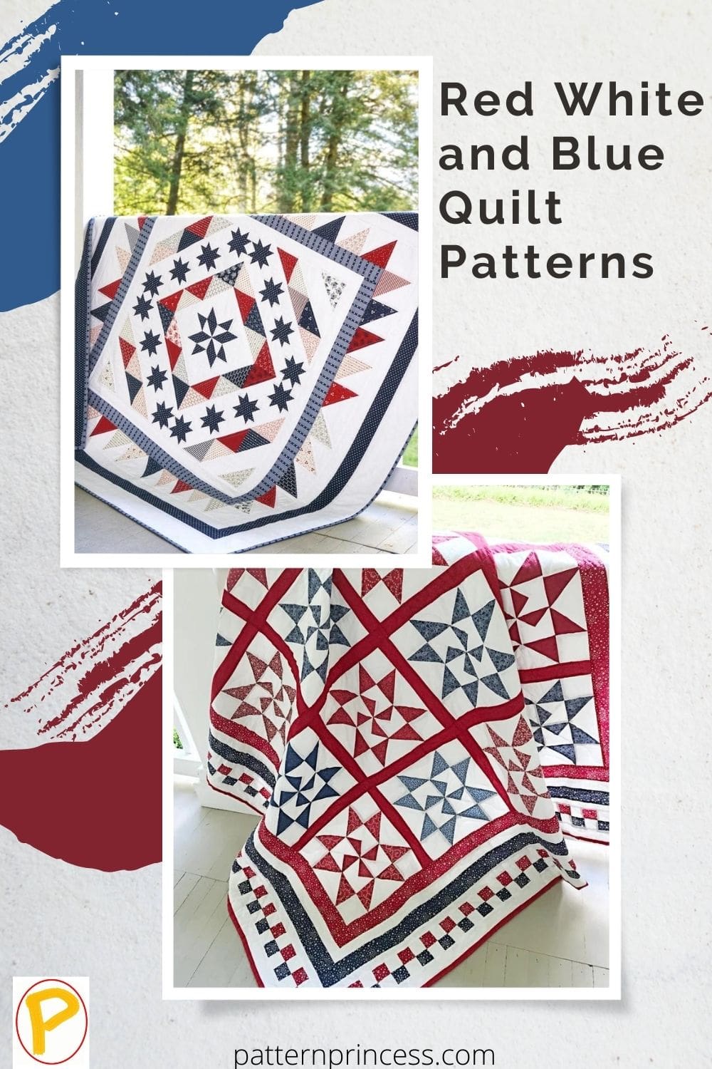 Red White and Blue Quilt Patterns