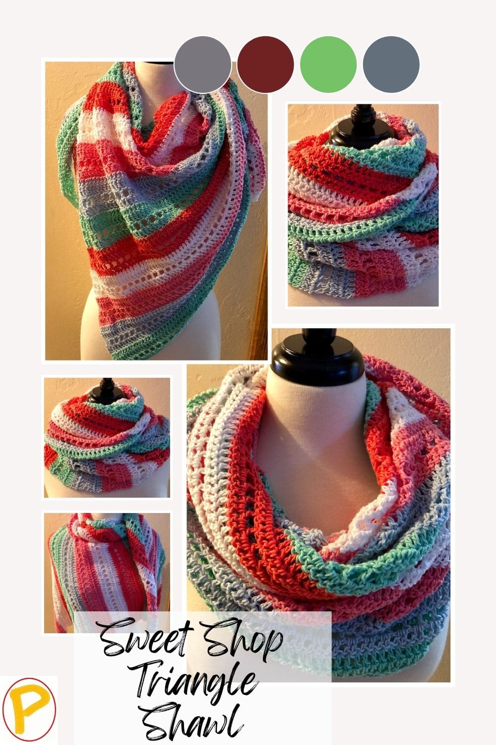 Sweet Shop Triangle Shawl