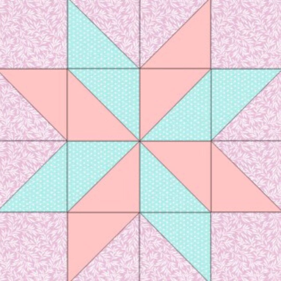 Pastel Star block