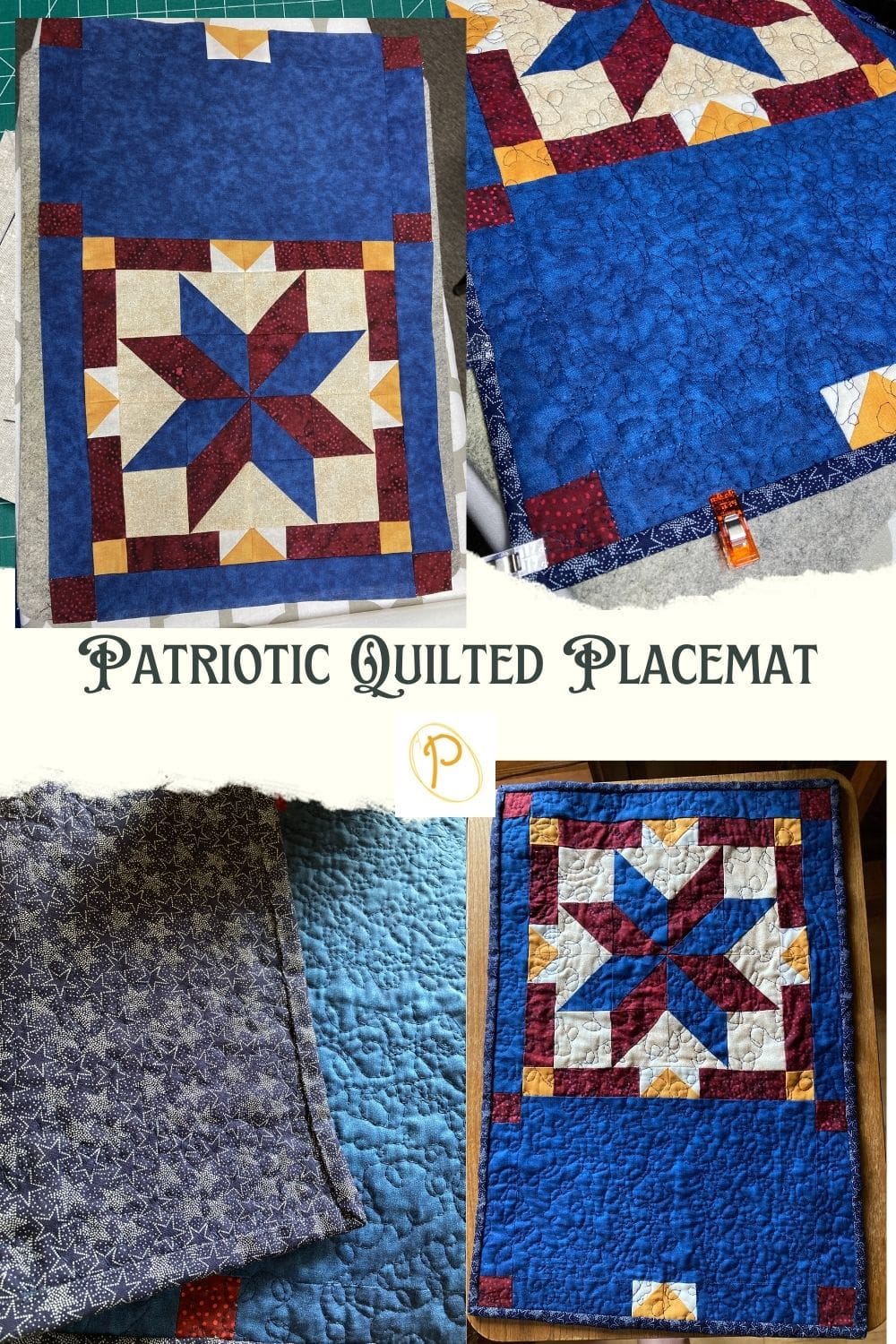 Patriotic Quilted Placemat