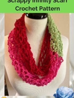 Scrappy Infinity Scarf Crochet Pattern