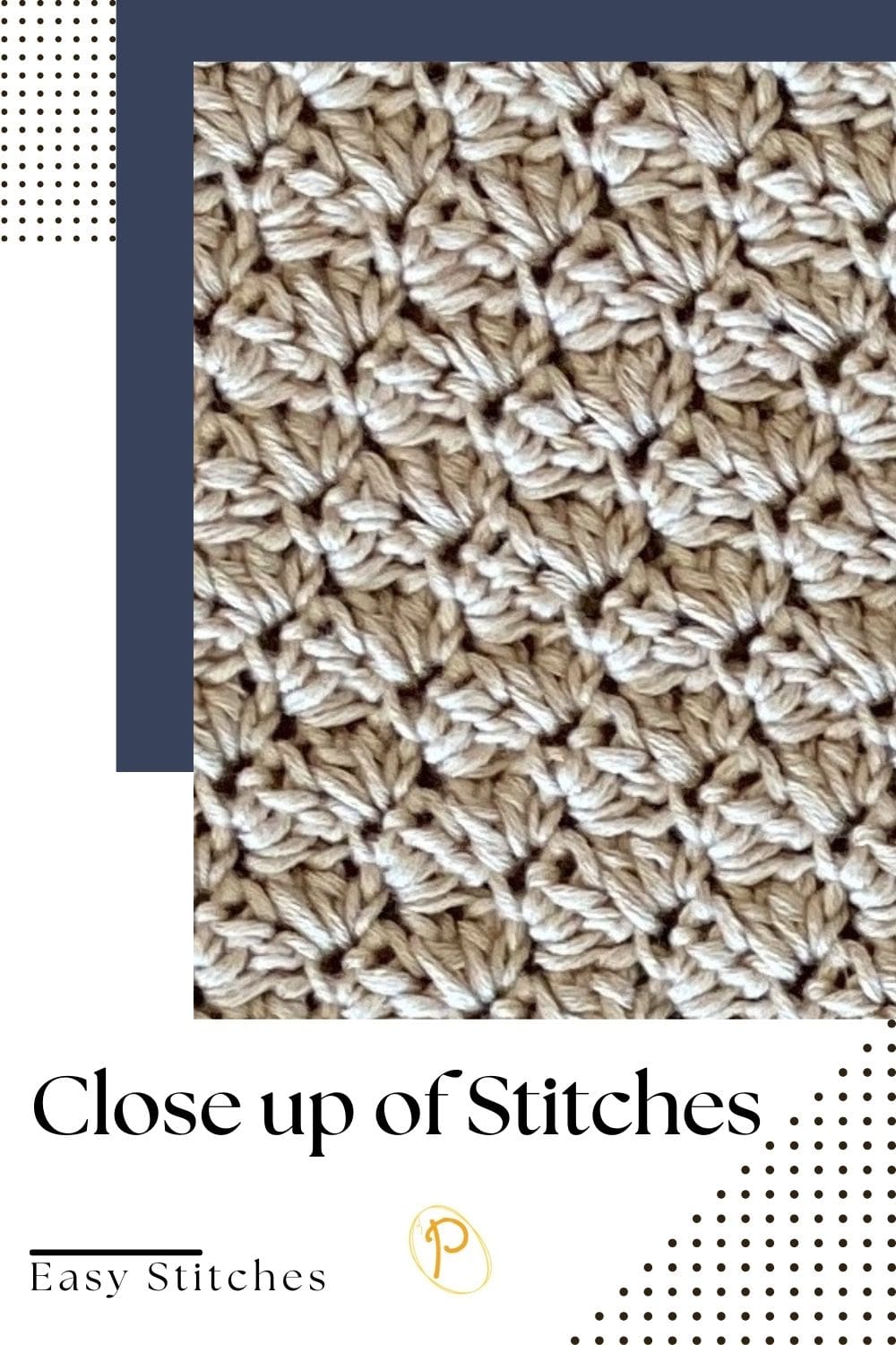 Close up of Stitches