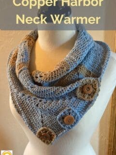 Copper Harbor Neck Warmer styled