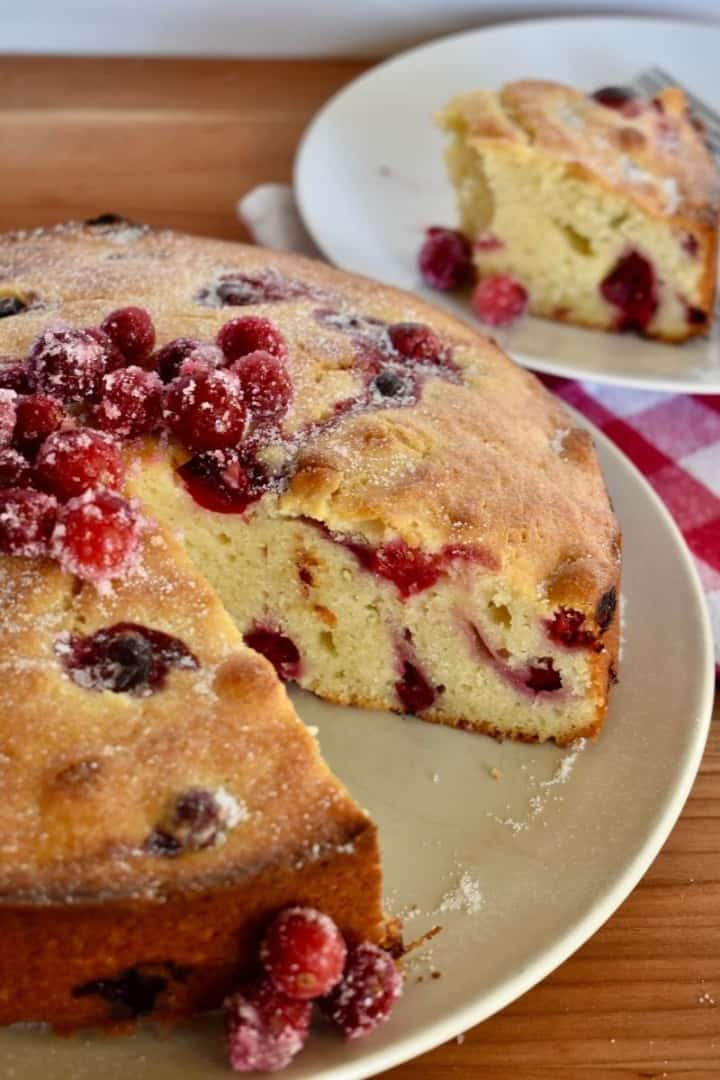 Cranberry Ricotta Cake