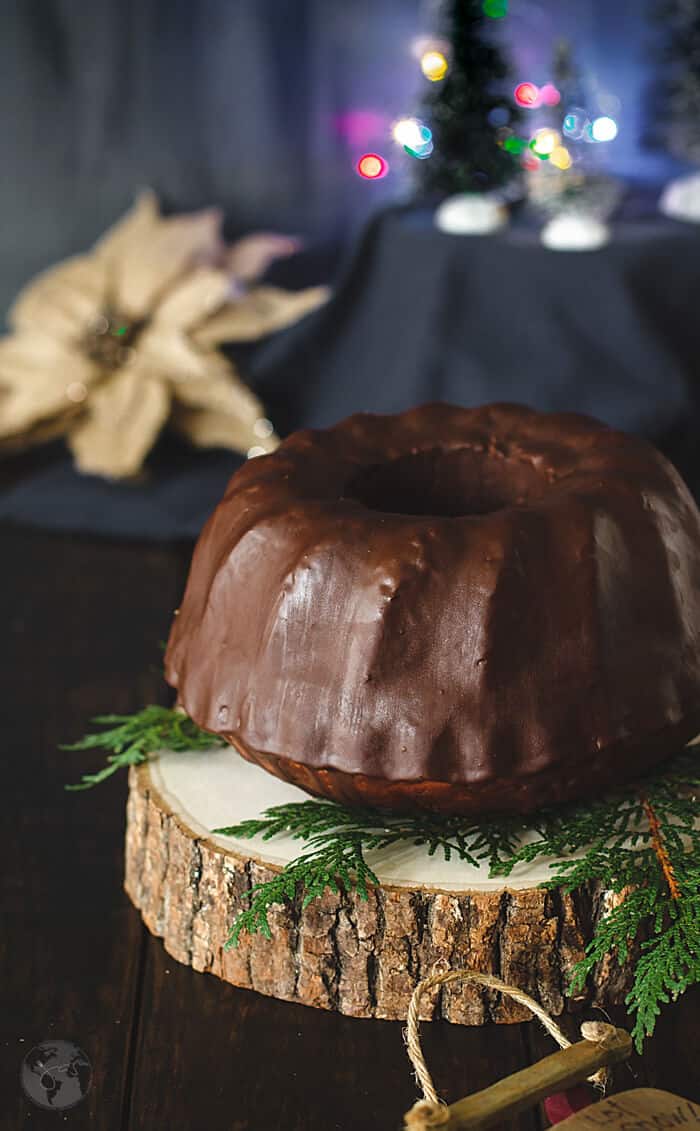 German-Marzipan-Gugelhupf-bundt-cake-with-Candied-Fruit-and-chocolate-glaze