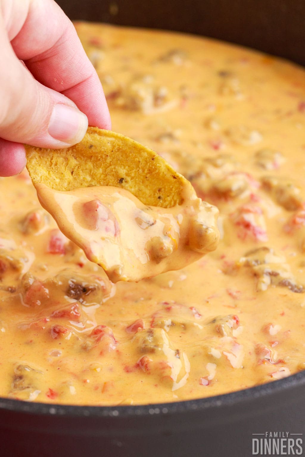Rotel-Dip-with sausage
