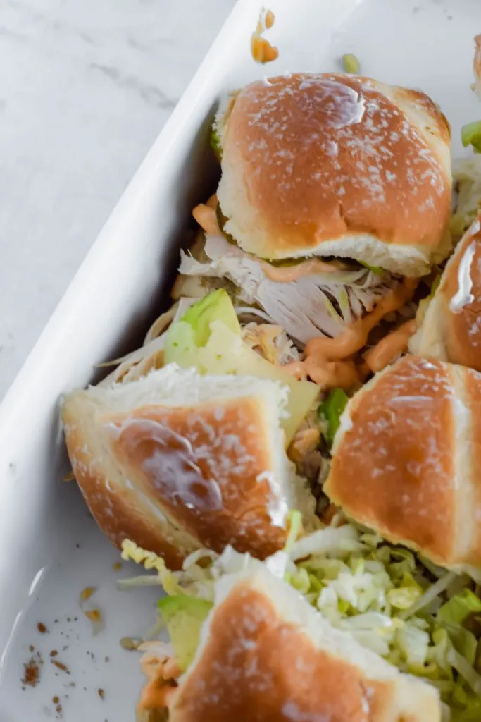 Rotisserie Chicken Hawaiian Sliders