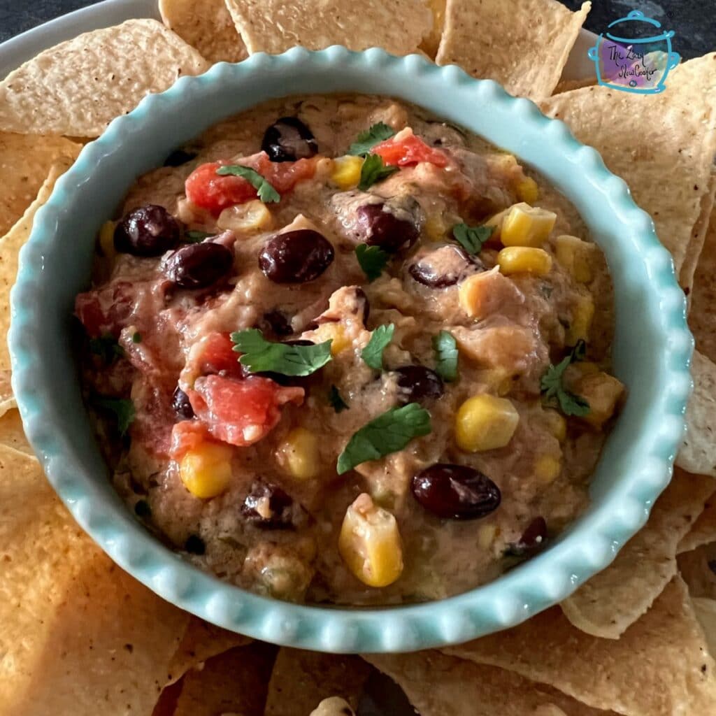 Slow Cooker Cheesy Fiesta Dip No Velveeta