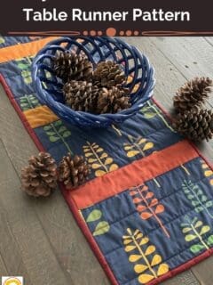 Easy Reversible Quilted Table Runner Pattern