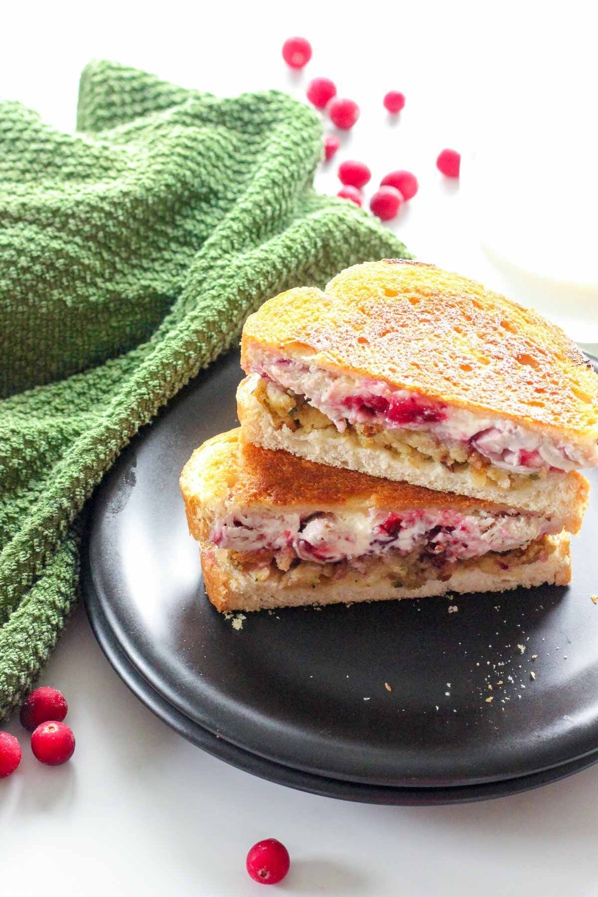 Grilled-turkey-cranberry-cream-cheese-sandwich