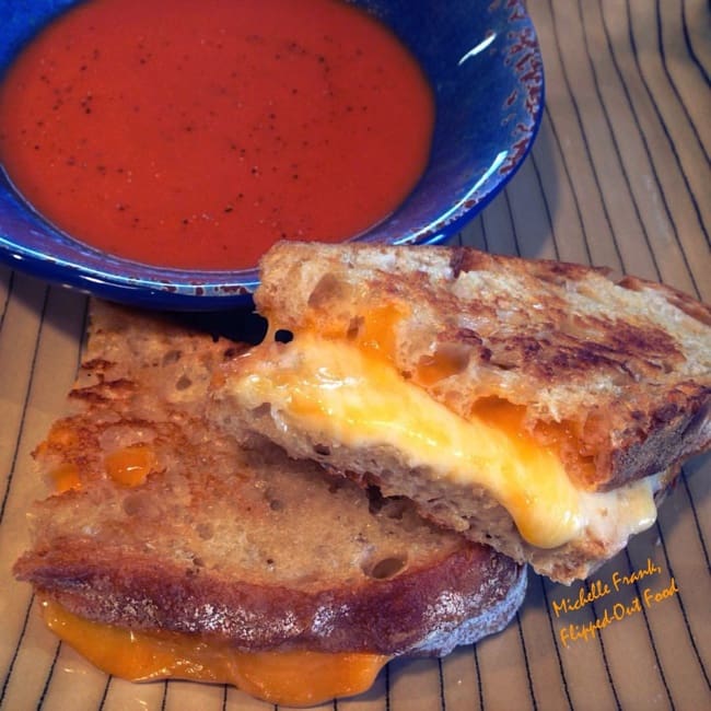 Grownup Gooey Cheesy Sandwiches