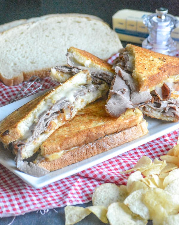 Roast Beef Smoked Gouda Sandwich