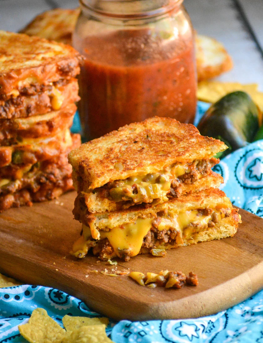 Tex-Mex-Cheese melt