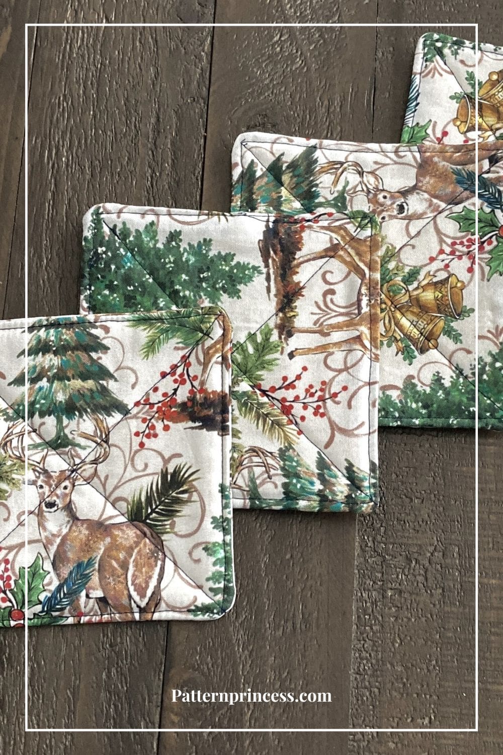 Woodland Holiday Quick Coaster