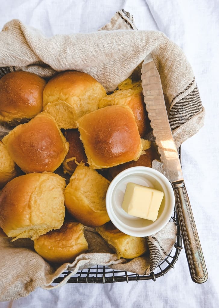utternut Squash Milk Bread Rolls ( Soft Dinner Rolls ) - Egg Free