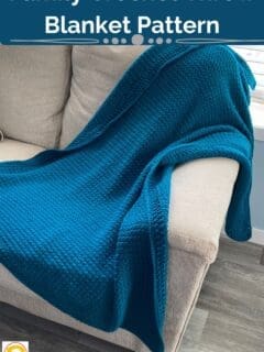 Family Crochet Throw Blanket Pattern