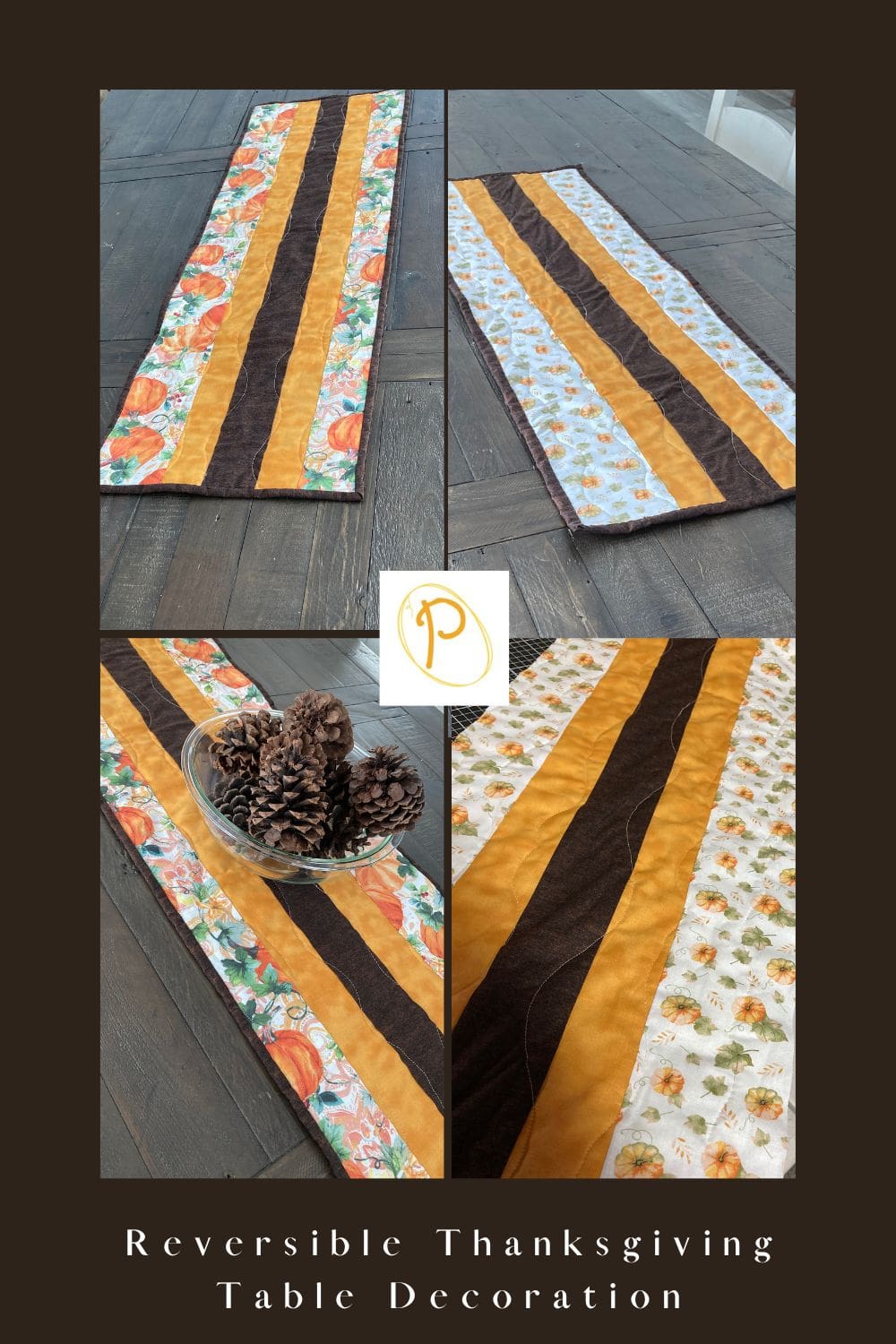 Reversible Thanksgiving Table Decor